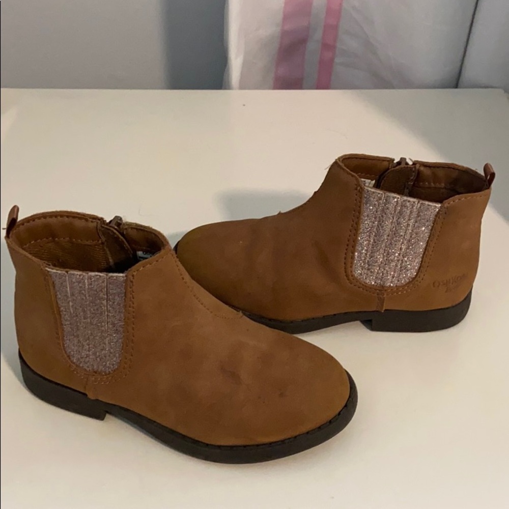 OshKosh B’Gosh Brown & Glitter Boots
